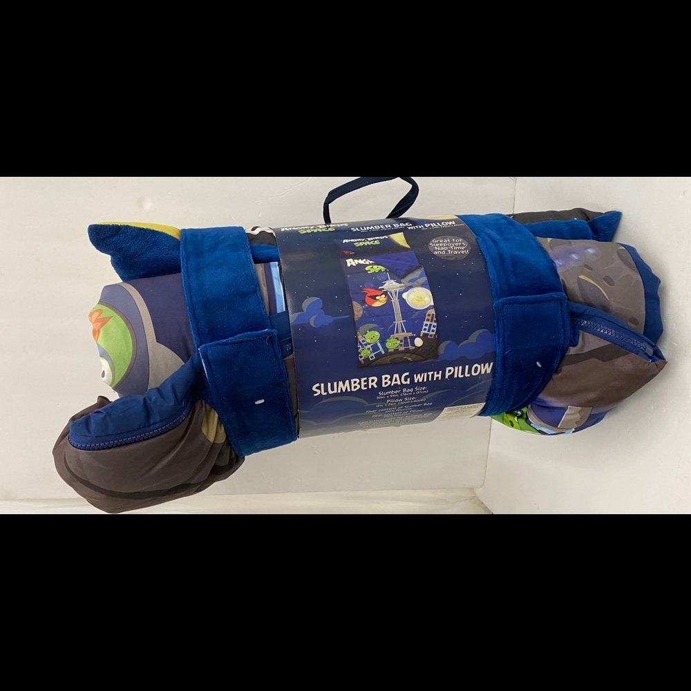 Angry Birds Space slumber bag with pillow